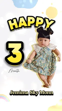 Happy 3 Month Baby