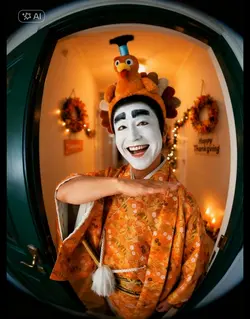 玄関開けたらクリスマスアイ～ン