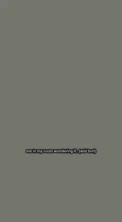 wondering if..