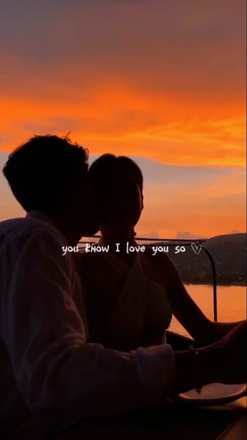 Du weißt, dass ich dich so liebe