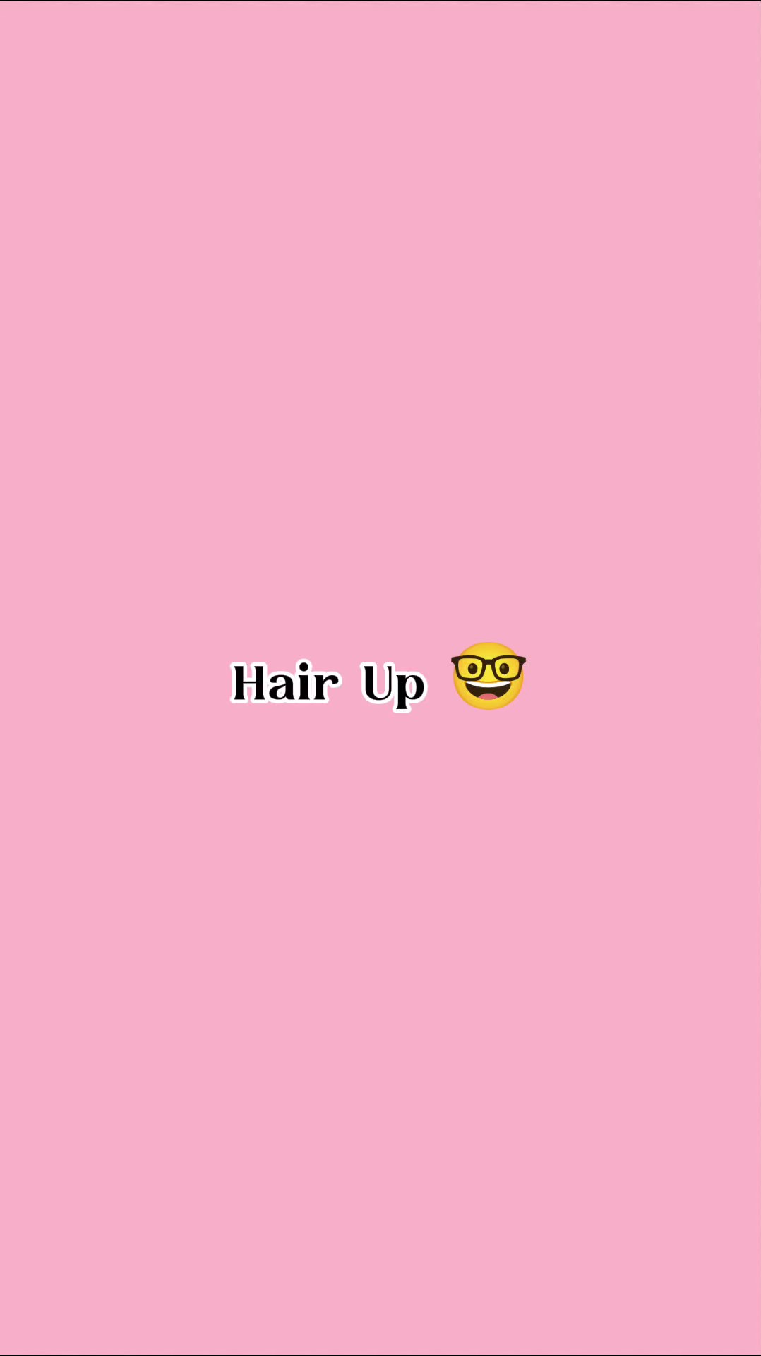 Haare hoch