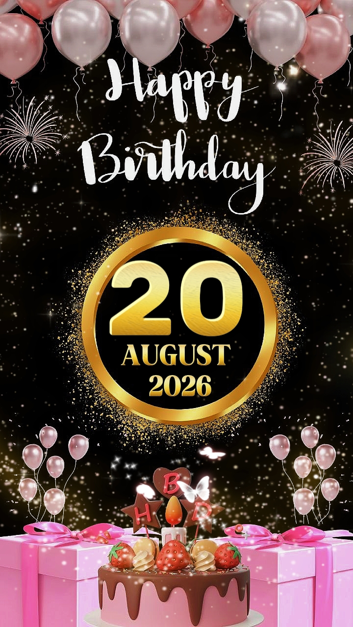 HBD 20 August 2026