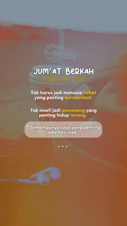 Buat Jumat bsok ya