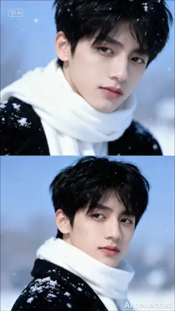 Ghép ảnh dưới tuyết