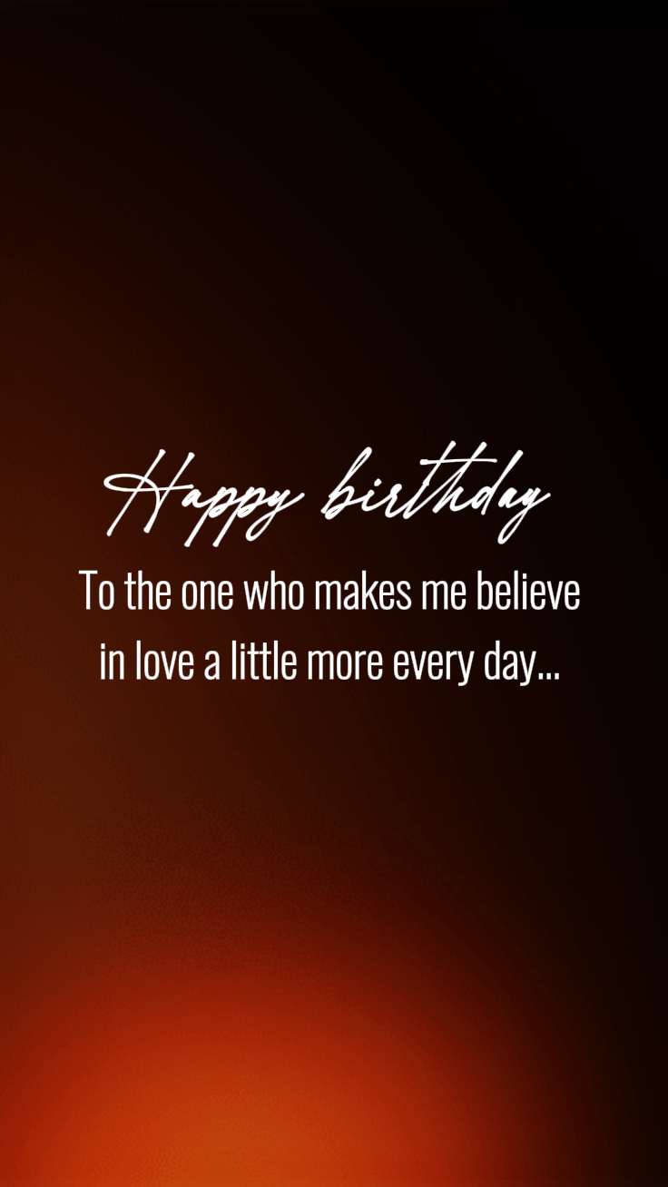 SELAMAT ULANG TAHUN CINTA