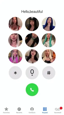 iPhone keypad