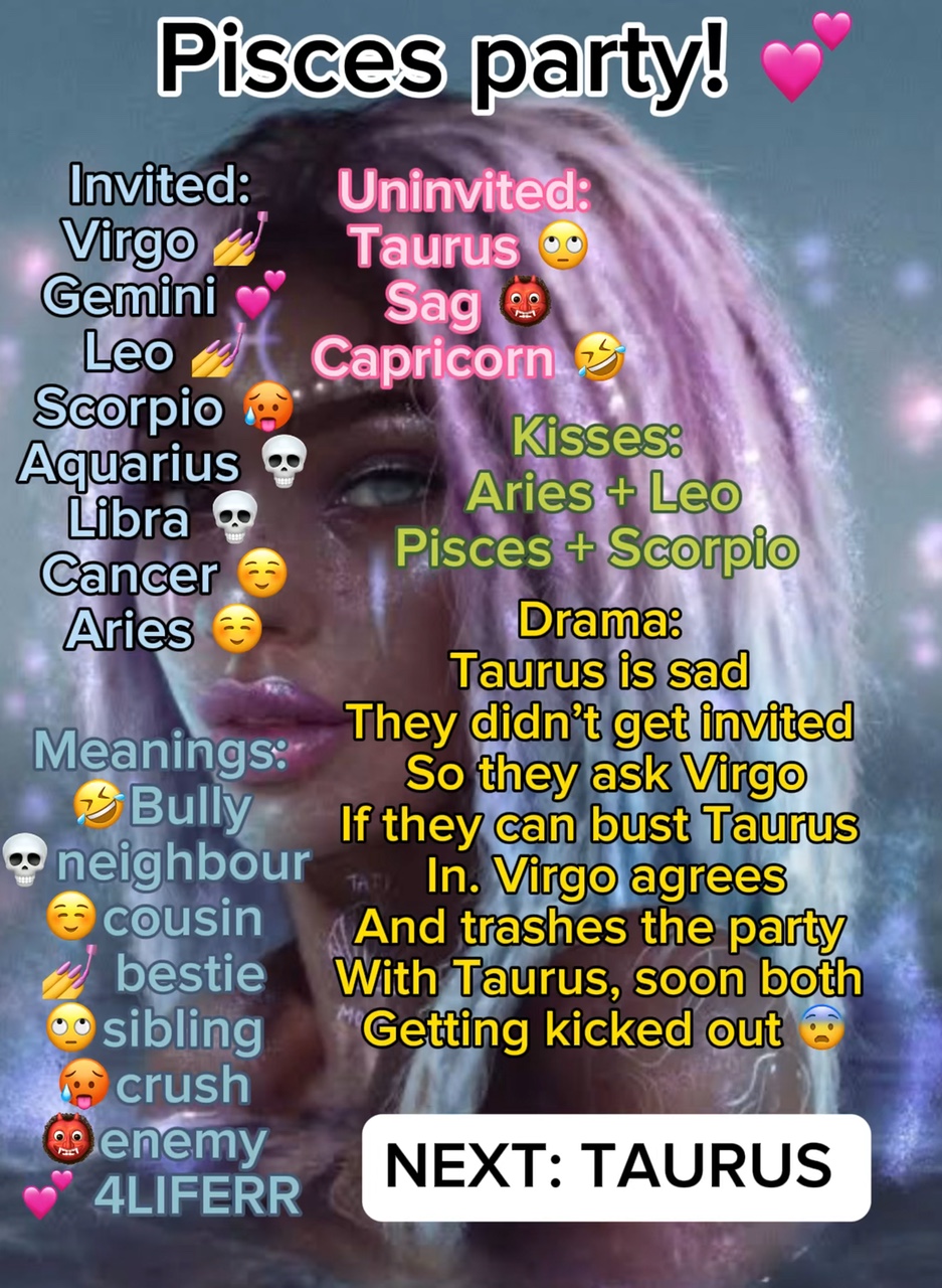 Pisces bday party!!!