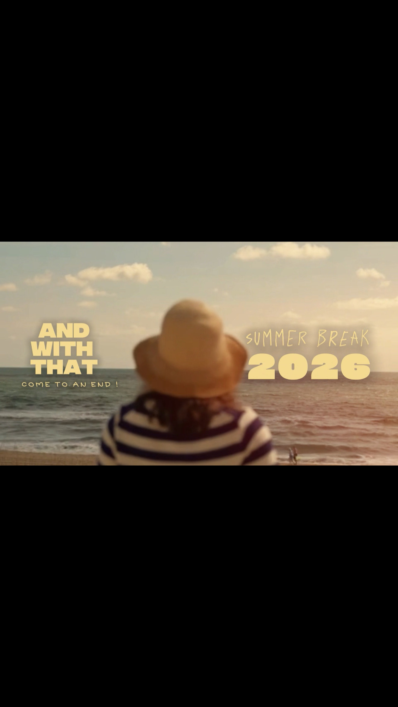 End of summer 