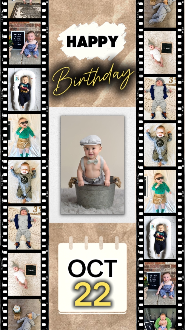 Feliz aniversário bebê