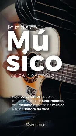 Feliz dia do músico 