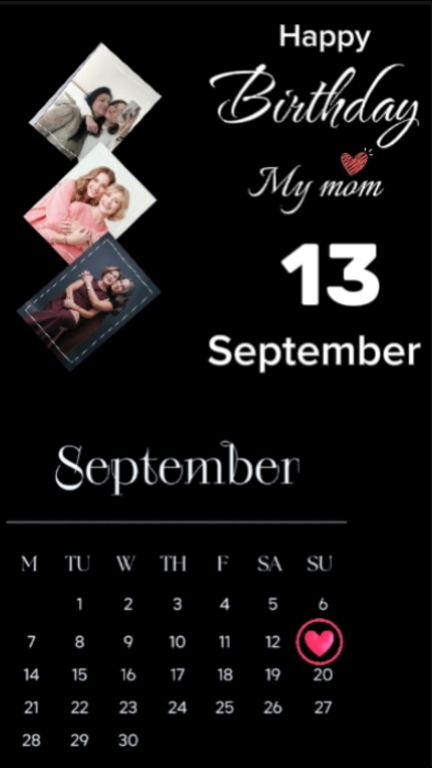 HBD Mom 13 September