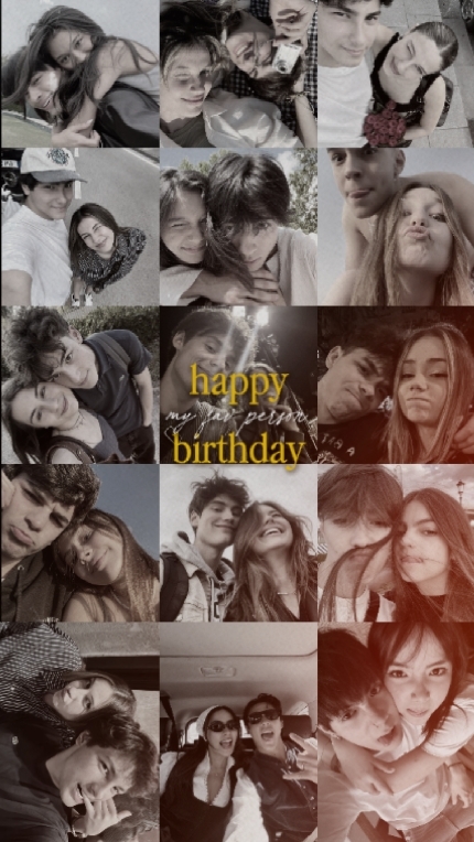 Casal de aniversário