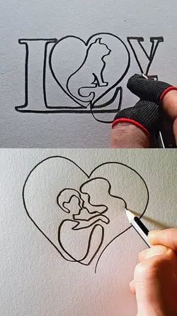 One line art