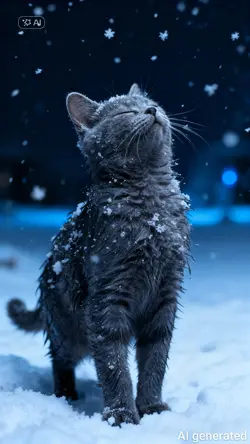 Unter dem Schneefall