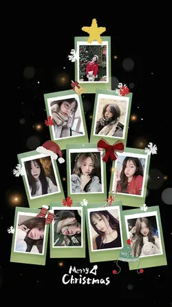 Ghép ảnh cây thông 