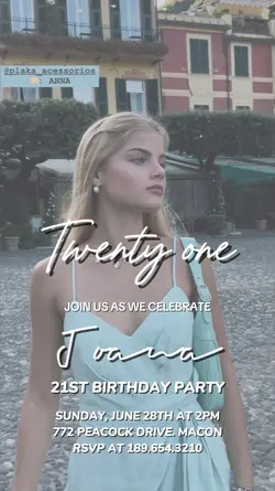 birthday invitation
