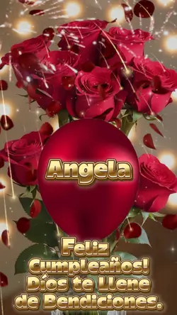 Angela feliz cumple
