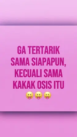ga tertarik sama