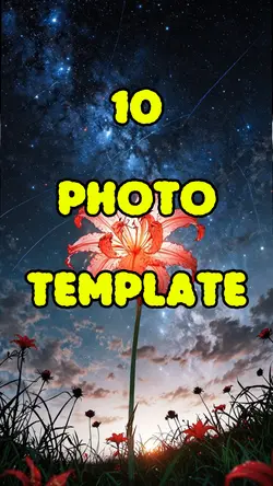 10 Photo Template 