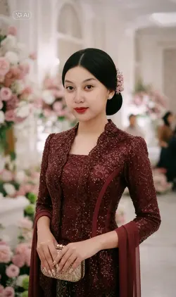 Kebaya merah