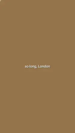 so long, london