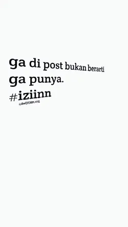 ga di post bukan 