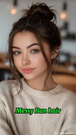 Messy Bun hair 