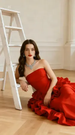 Female photoshoot AI