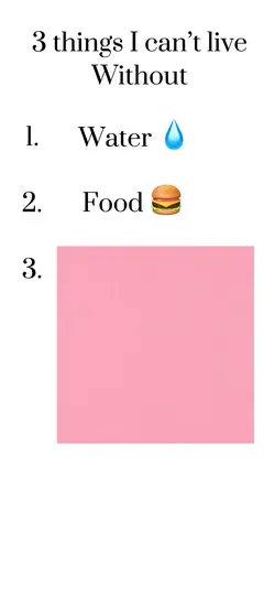 I can’t live without