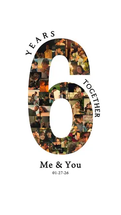 6th year anniversary