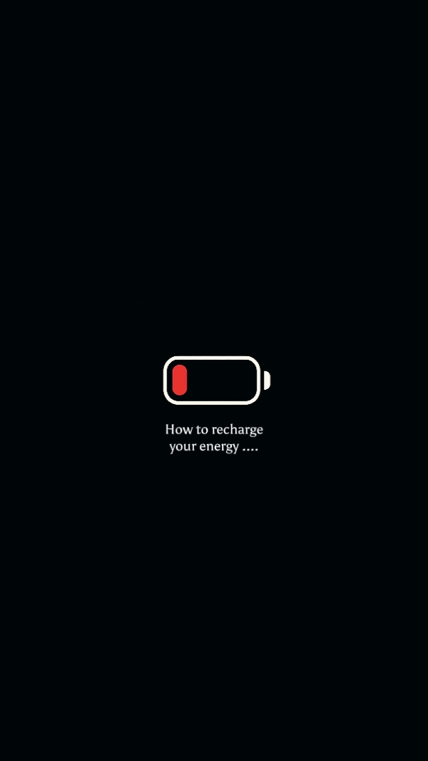 Recarga tu energía