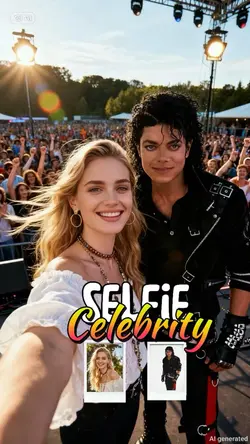 Celebrity selfie