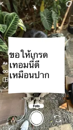 ขอให้เกรดเทอมนี้ดีเหมือน.