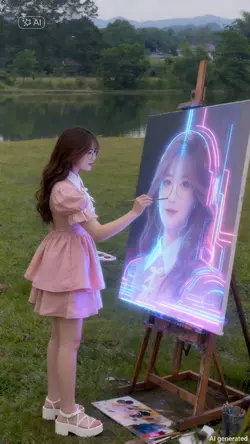 Tranh hologram AI