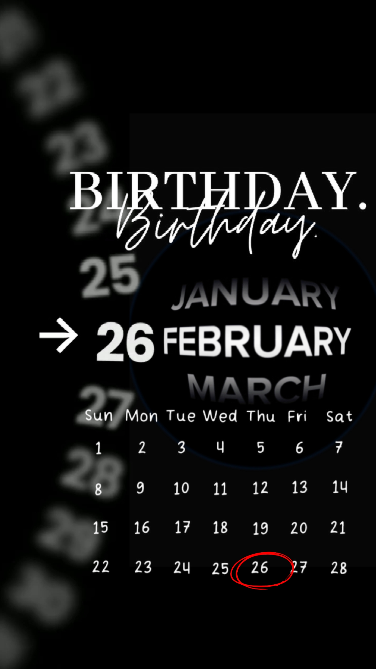 HBD 26 FÉVRIER