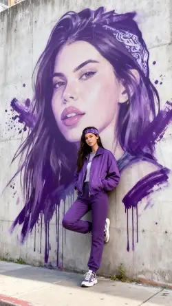 Purple Graffiti