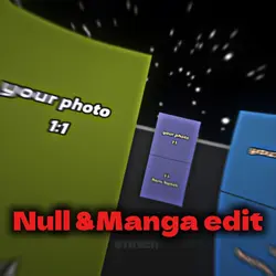 Null edit&Manga edit