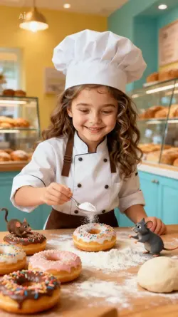 making donuts 