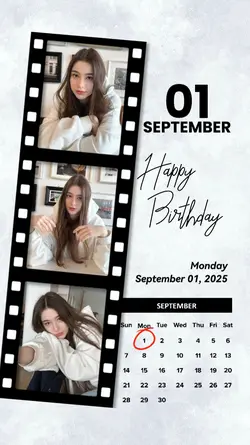 1 SEPTEMBER BIRTHDAY