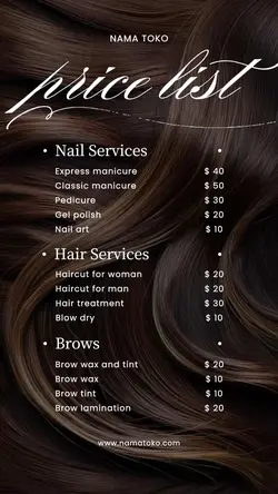 pricelist