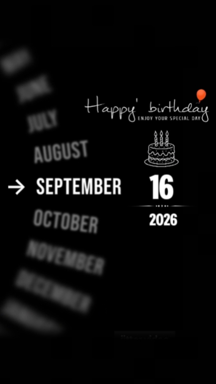 HBD MOM 16 SEPTEMBER