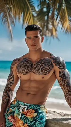 Polynesisches Tattoo