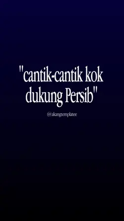 CANTIK TAPI PERSIB