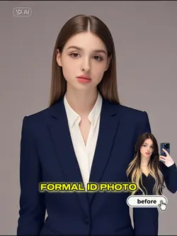 Formal ID photo