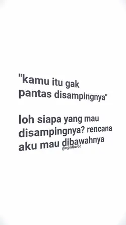 KAMU ITU GAK PANTAS