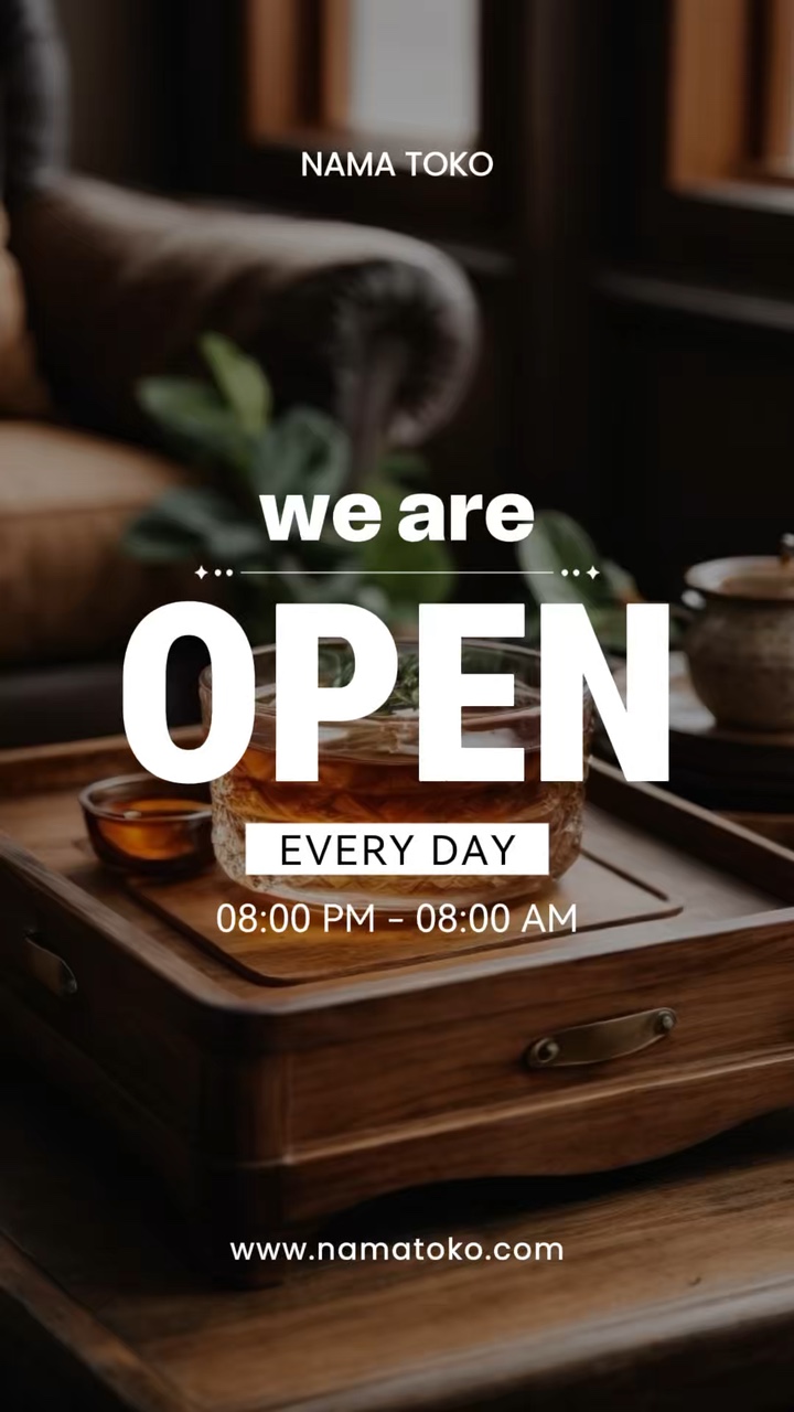 story : we are open 