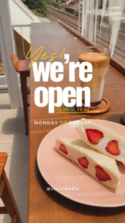 We are Open