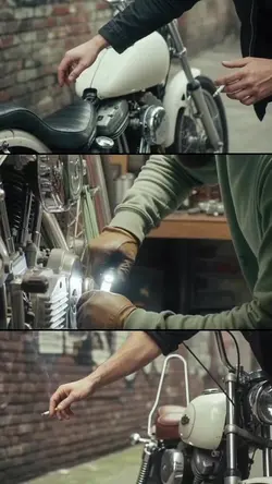 Garage-Ready Motorcycle Service Spot