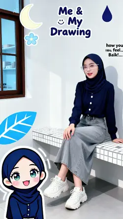 me &my drawing
