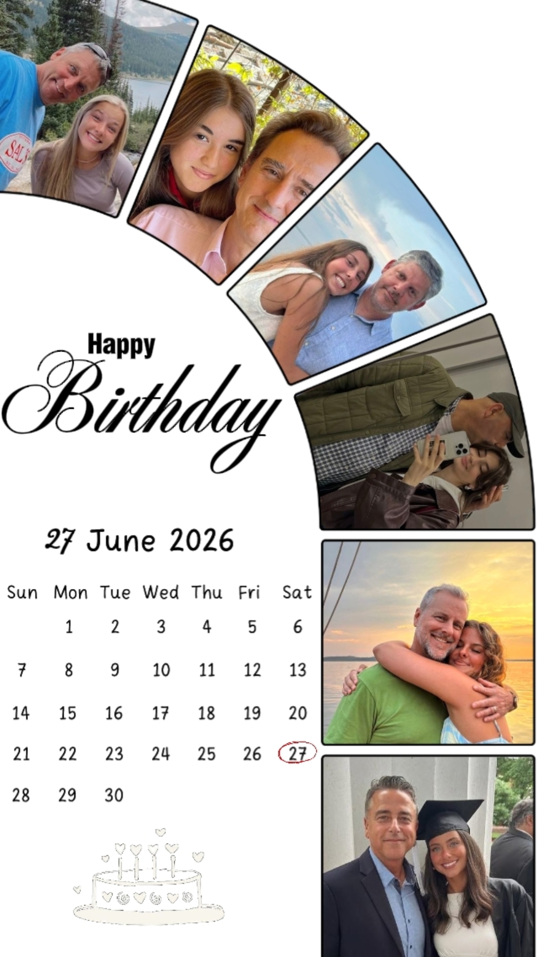 BIRTHDAY DAD 27 JUNE